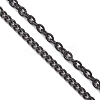 304 Stainless Steel Cable Chain & Curb Chain Slider Necklace Making AJEW-JB01534-3