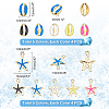 40 Pcs 10 Style Rack Plating Alloy Charms FIND-PH0004-09-5