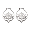 Non-Tarnish 304 Stainless Steel Hoop Earrings EJEW-P271-03P-1