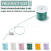 6 Rolls 6 Colors Nylon Chinese Knot Cord NWIR-YW0001-11-2