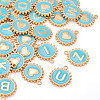 26Pcs Alloy Enamel Pendants ENAM-TA0002-86B-3