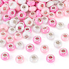 150Pcs Opaque Resin European Beads RESI-TA0004-61C-3