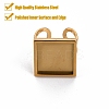 201 Stainless Steel Cuff Pad Ring Settings STAS-S080-041D-G-2