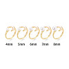 Moon Brass Shell Cuff Rings Setting KK-T079-23G-4