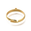 Adjustable 316 Surgical Stainless Steel Cuff Ring Settings STAS-F311-20G-3