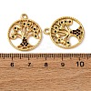 304 Stainless Steel Rhinestone Pendants X1-STAS-L299-07G-3