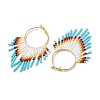 Boho Iron Hoop Earring EJEW-MZ00199-4