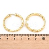 Brass Micro Pave Cubic Zirconia Hoop Earrings EJEW-P346-08G-01-5