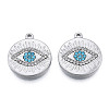 304 Stainless Steel Pendants STAS-N098-178P-3