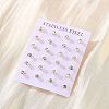 304 Stainless Steel Stud Earrings EJEW-I229-03G-A-3