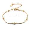 304 Stainless Steel Satellite Chains Bracelets for Women BJEW-D337-01D-G-4