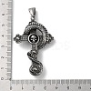 304 Stainless Steel Big Pendants STAS-L223-10AS-3