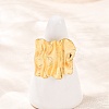 304 Stainless Steel Cuff Open Rings for Women RJEW-H255-01G-07-1