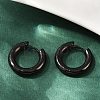 202 Stainless Steel Polishing Hoop Earrings EJEW-M106-02EB-02-1