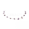 Natural Mixed Gemstone Chips Beaded Necklace NJEW-JN04234-6