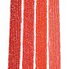 Electroplate Glass Beads Strands EGLA-A044-P4mm-A21-2