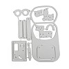 Carbon Steel Cutting Dies Stencils DIY-G029-22MP-2