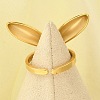 304 Stainless Steel Open Cuff for Women RJEW-B109-02G-04-3