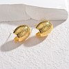 304 Stainless Steel Stud Earrings for Women EJEW-M095-04G-2
