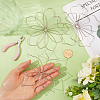 3Pcs 3 Style 201 Stainless Steel Flower Arrangement Insert Lids FIND-GF0006-39-3