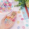 SUPERFINDINGS 360Pcs 12 Style  Acrylic Linking Rings FIND-FH0003-75-3