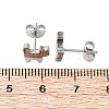 Tarnish Resistant 304 Stainless Steel Stud Earrings X-EJEW-F227-06P-2