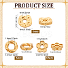 24Pcs 3 Styles 925 Sterling Silver Spacer Beads STER-PH0003-62-2