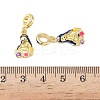 Brass Enamel Colorful Religion Virgin Mary European Dangle Charms KK-L256-10G-3
