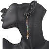 Natural Gemstone Dangle Earrings EJEW-JE06668-03-3