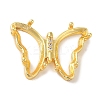 Rack Plating Brass Pave Clear Cubic Zirconia Pendant Cabochon Settings KK-M285-21G-1