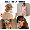 40Pcs 10 Colors Velvet with Resin Rhinestone Cabochons FIND-CA0011-27-7