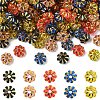 500Pcs 5 Colors Acrylic Beads SACR-YW0001-69-1