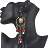 Golden 304 Stainless Steel Sun Chandelier Earrings EJEW-JE05674-02-2