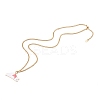 (Jewelry Parties Factory Sale)Alloy Enamel Pendant Necklaces NJEW-JN03381-3