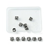 12Pcs 2 Style 304 Stainless Steel European Beads STAS-UN0046-47-1