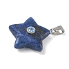 Dyed Natural Lapis Lazuli Pendants G-P599-06P-01-2