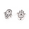 Tibetan Style Alloy Bead Frames LS-TIBEB-LF0265YKG-AS-FF-2