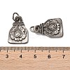 Tibetan Style Brass Pendants KK-M284-28AS-3