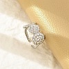 304 Stainless Steel Cuff Rings for Women RJEW-G338-22P-3