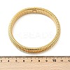 304 Stainless Steel Flat Snake Chain Bracelet BJEW-B076-01G-6