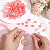 120Pcs Resin UV Reactive Beads RESI-PA0001-34A-3