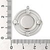 Non-Tarnish 304 Stainless Steel Pendant Cabochon Settings LS-STAS-K263-44P-3