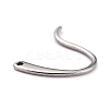 Tarnish Resistant 304 Stainless Steel Earring Hooks LS-X-STAS-O146-05P-2