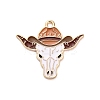 Western Cowboy Theme Alloy Enamel Pendants FIND-V001-04G-03-1