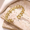 304 Stainless Steel Cuff Bangles for Women BJEW-G777-02G-1
