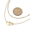 Stainless Steel Heart Pendant Necklaces for Women NJEW-JN04735-01-3
