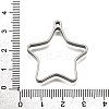 304 Stainless Steel Pendants STAS-S181-01P-J-3