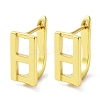 Brass Letter Stud Earrings for Women EJEW-A038-01H-G-1