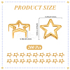 200Pcs Iron Studs Rivets IFIN-CY0001-01G-2