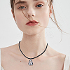 2Pcs Braided Round Leather Cord Necklace Making NJEW-BBC0001-19A-01-5